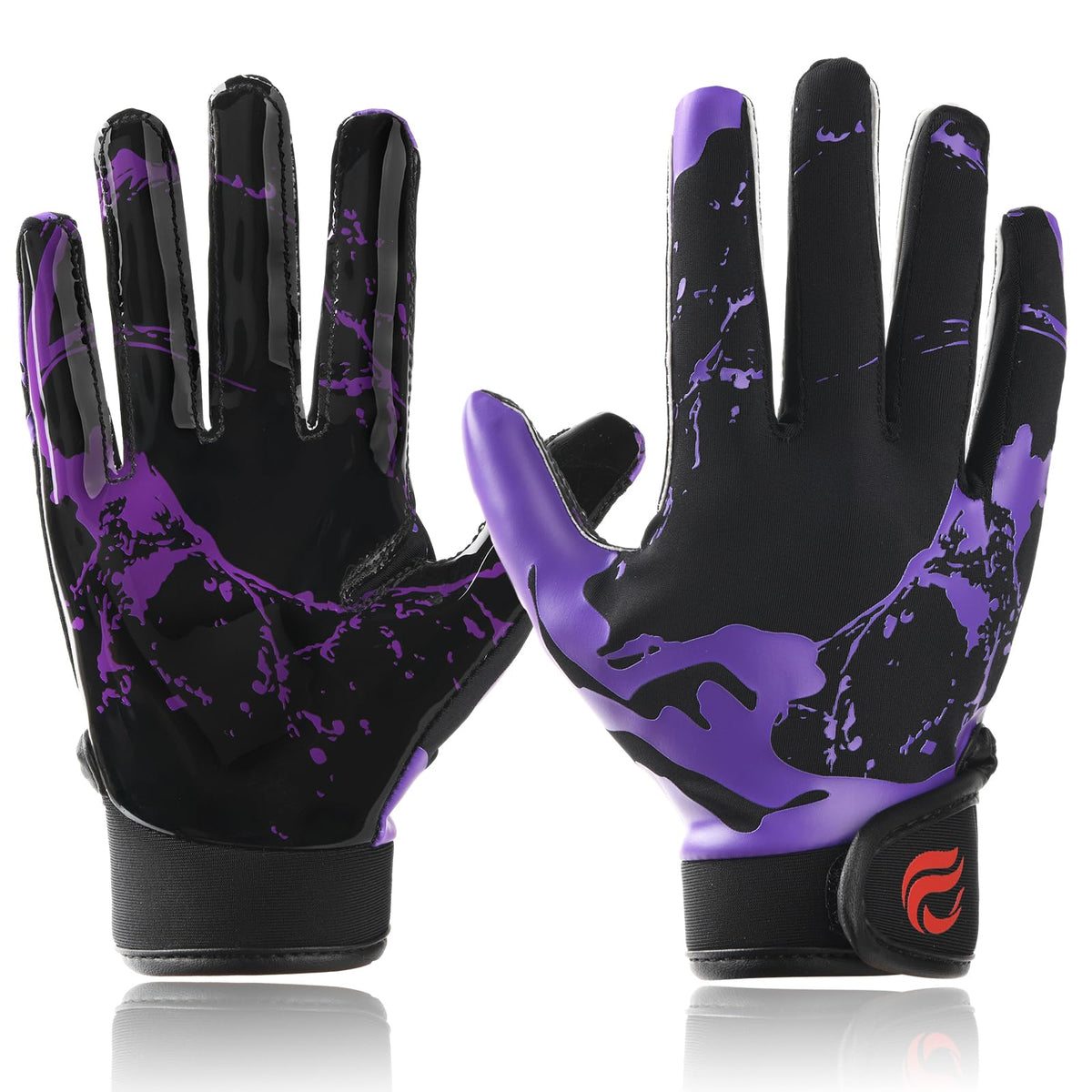 Goporoy ICY Purple front view showing glove fit and style benefit secure fit