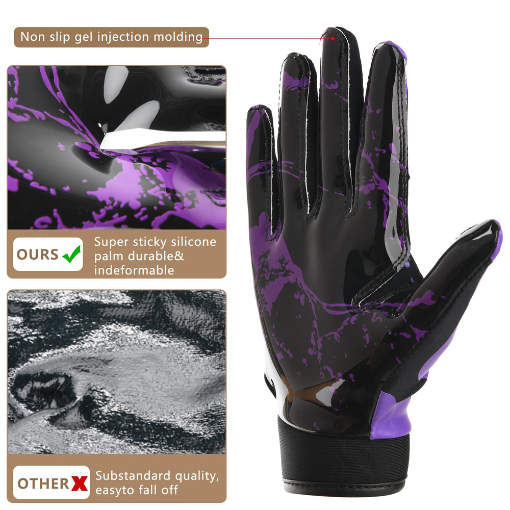 Goporoy glove beside small hand sizing to show XS/S scale and proper fit