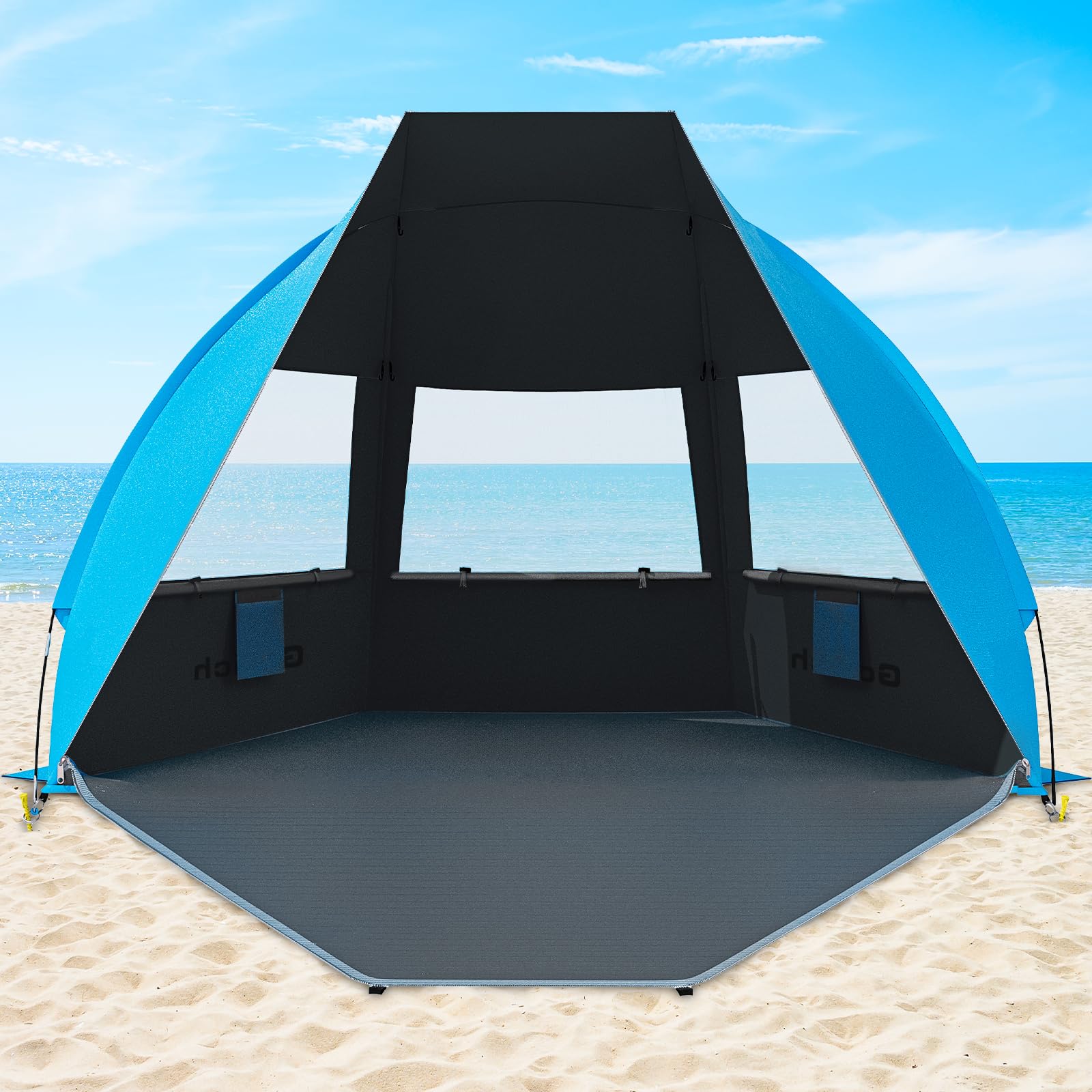Gorich front view packaged showing compact folded carry convenience