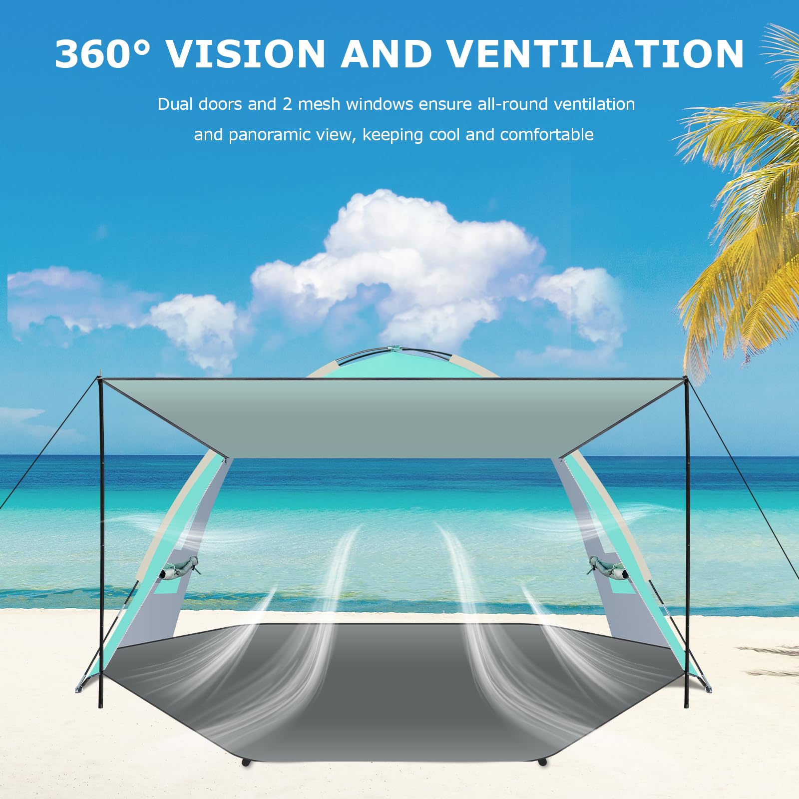 Gorich reinforced steel poles and ropes providing wind stability benefit