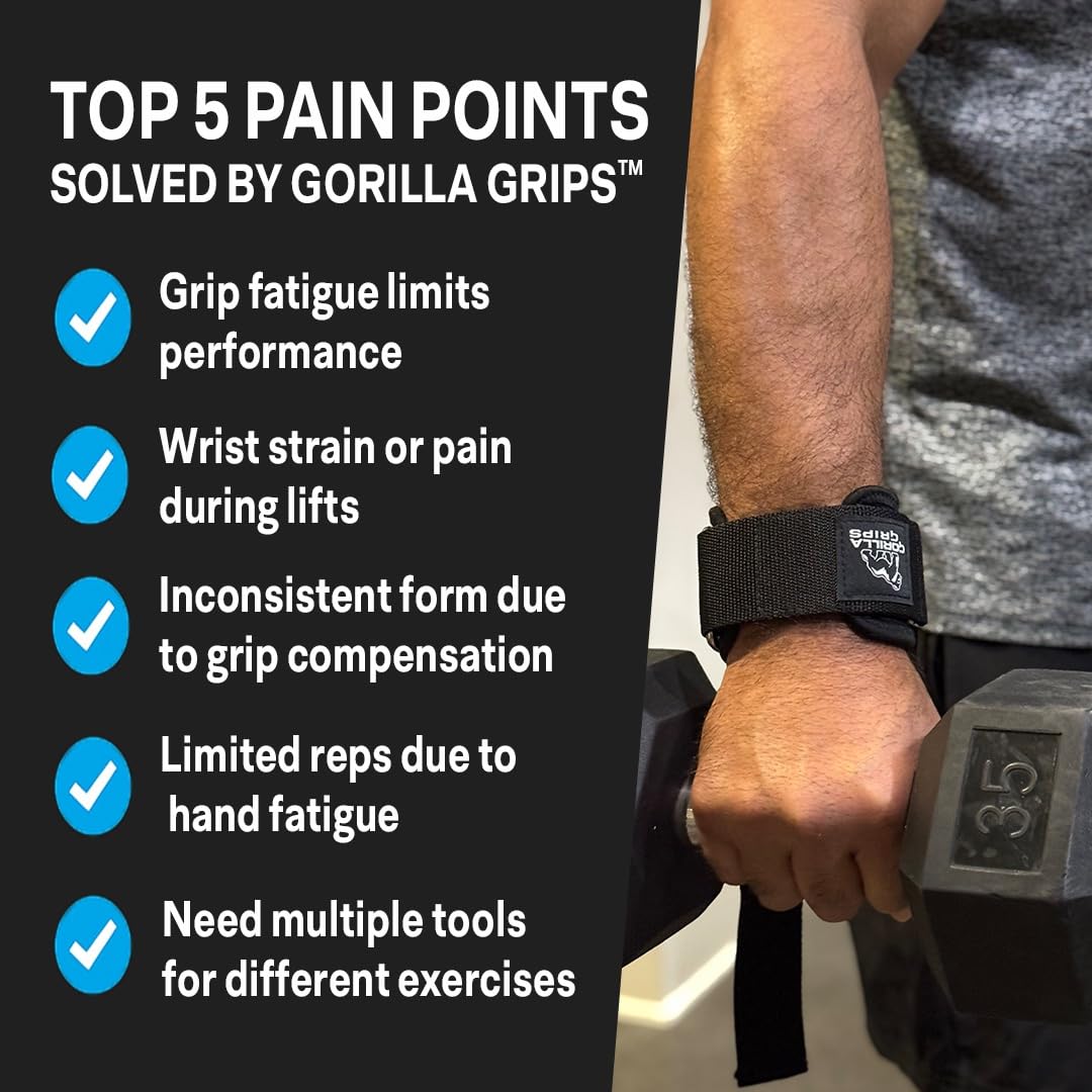 Gorilla Grips reinforced metal hook close-up illustrating durable load-bearing hardware
