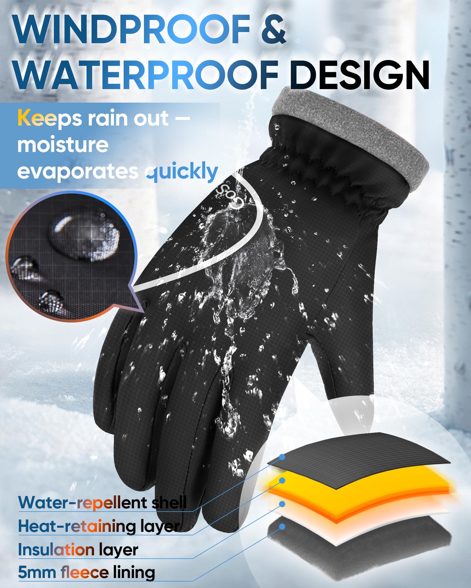 GoSkala gloves next to ruler illustrating size and fit guidance