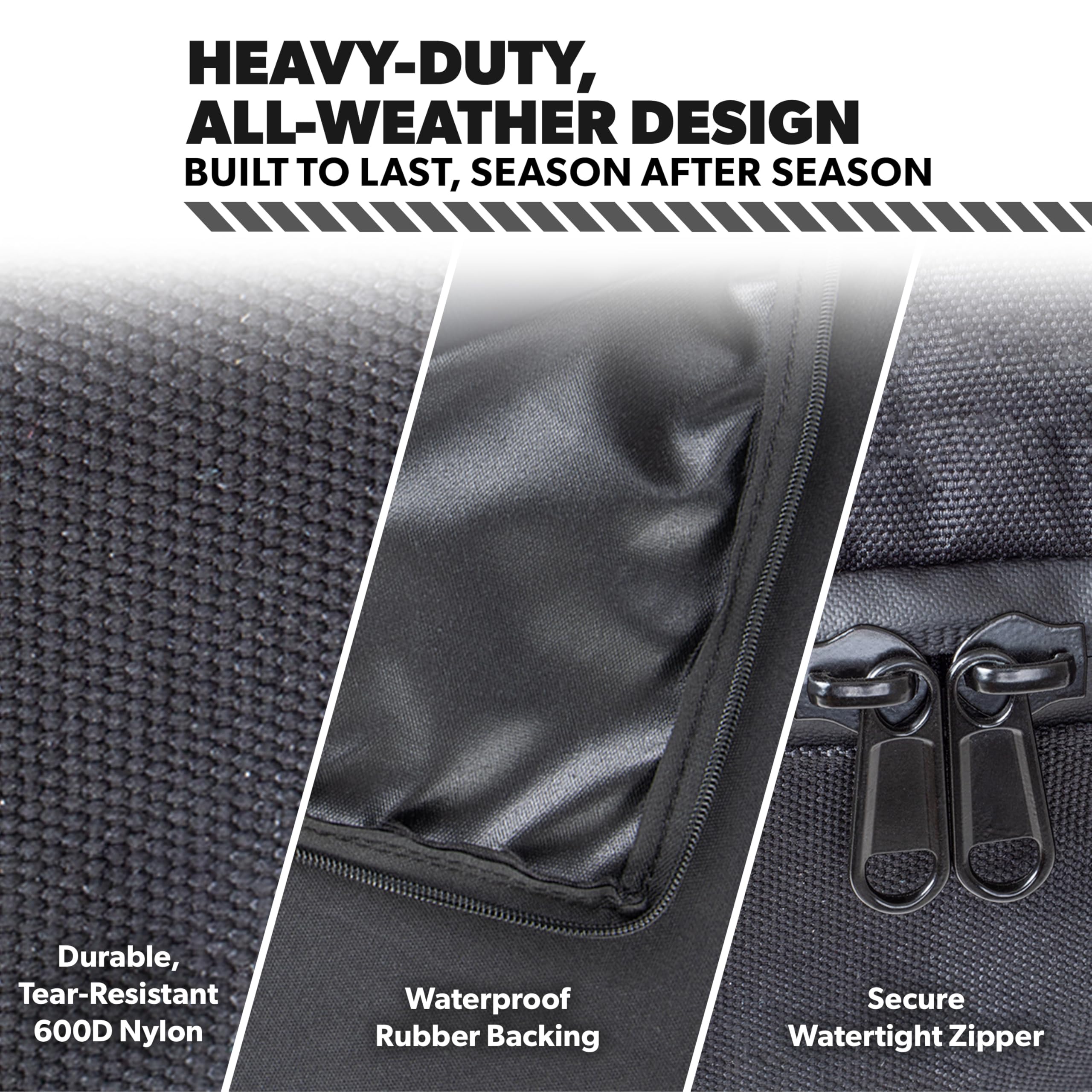 GoSports adjustable strap and buckle securing bag to base for safety