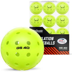 GoSports GS 40 front packaging showing 12-pack for reliable play