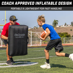 GoSports reinforced handles close-up providing secure grip options during drills