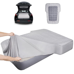 GOTIDY front view of grey fitted sheet showing fit and color benefit
