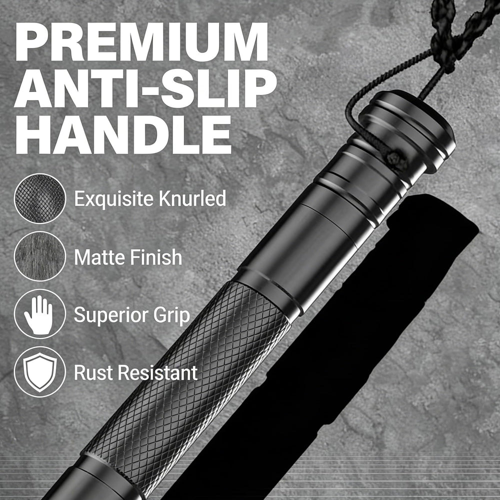 GOUTIME handle closeup with extra-thick grip for comfort and reduced fatigue