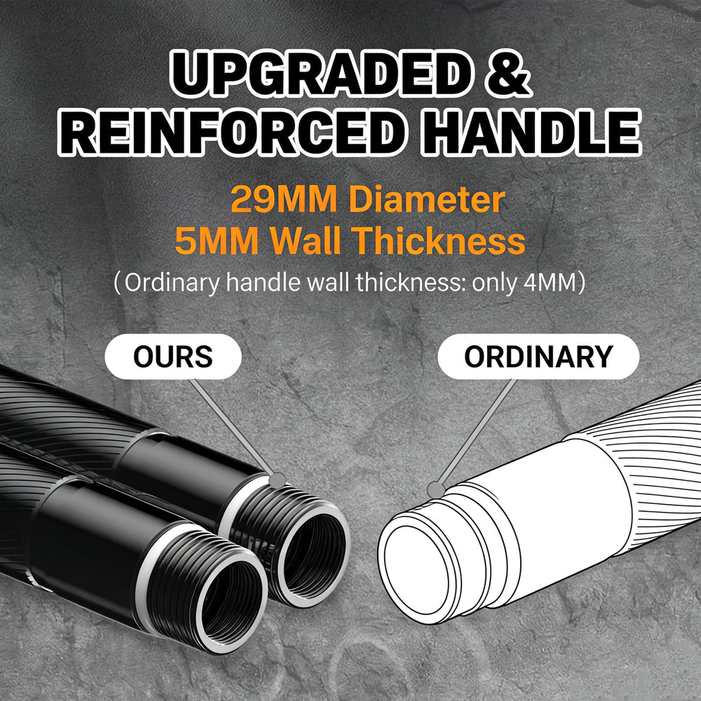 GOUTIME interchangeable tips with mud guard for adaptable terrain traction