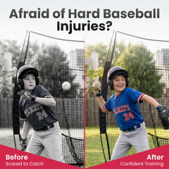 Grady's Pitching School ball surface texture close view showing durable synthetic rubber for repeated practice