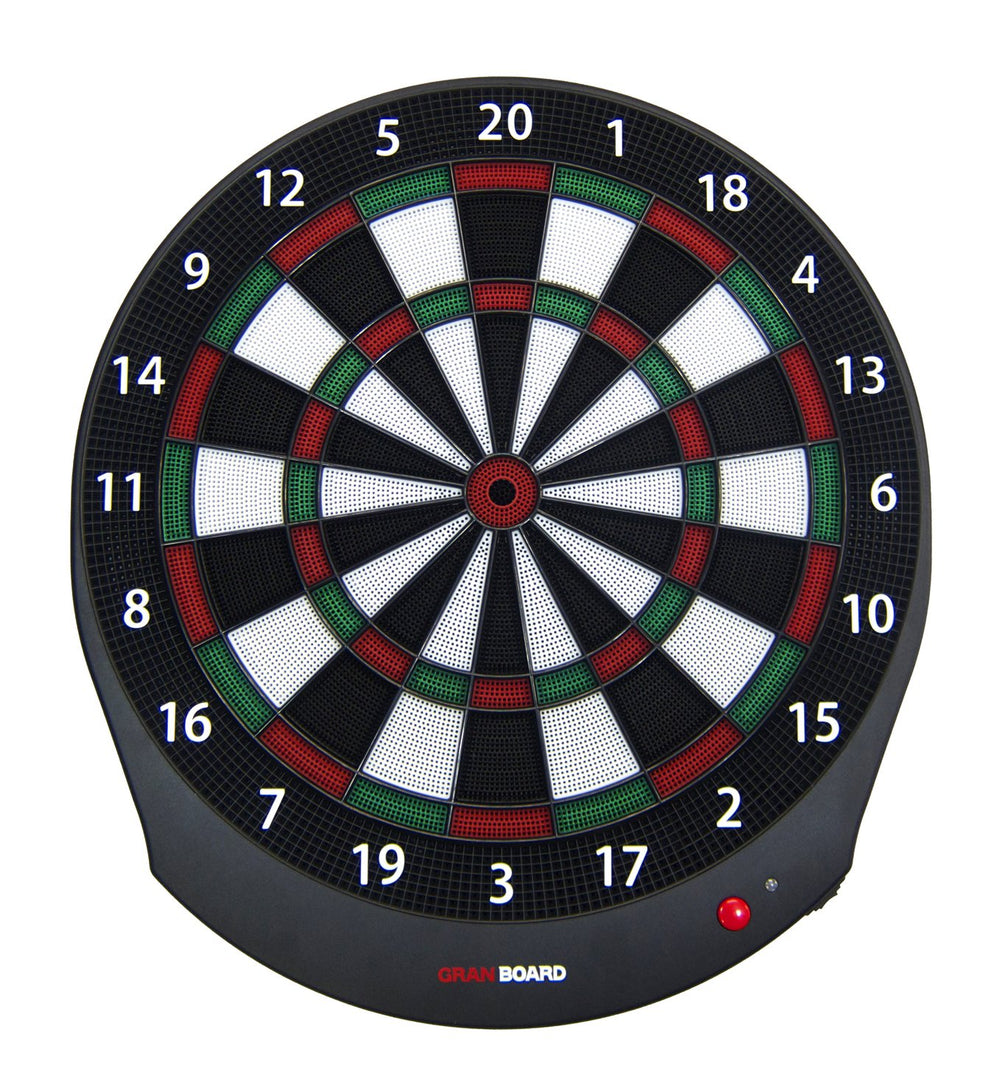 GranBoard dash green front view showing targets and clear scoring display for easy play