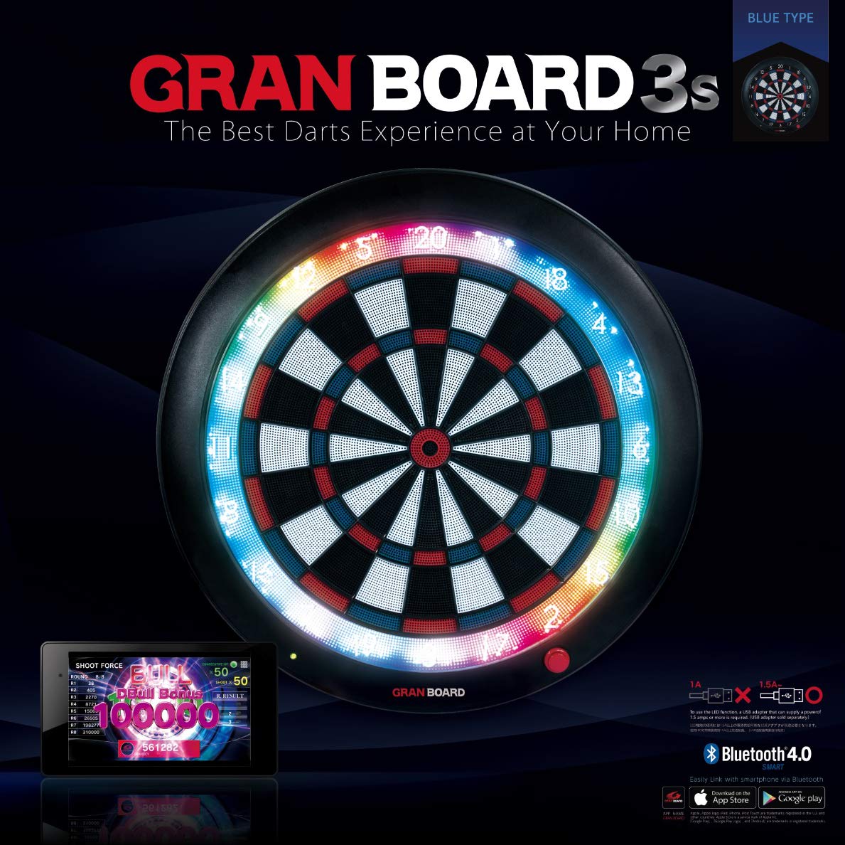 GranBoard LED lighting detail highlighting brand illumination for better visibility