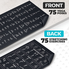GRAND BASICS close-up of printed pose illustrations for easy alignment reference