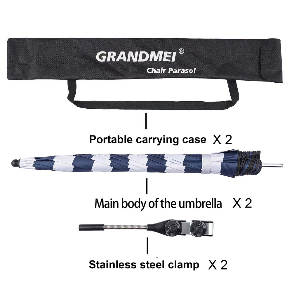 GRANDMEI umbrella folded inside carry bag for hassle-free transport