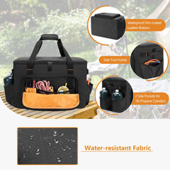 GRAOSO medium cube close-up showing durable fabric and full zipper access for protection