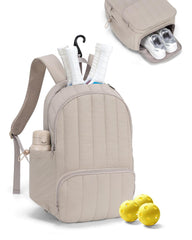 GreenTaya camel front view showing organized pockets and sleek profile, easy carry benefit