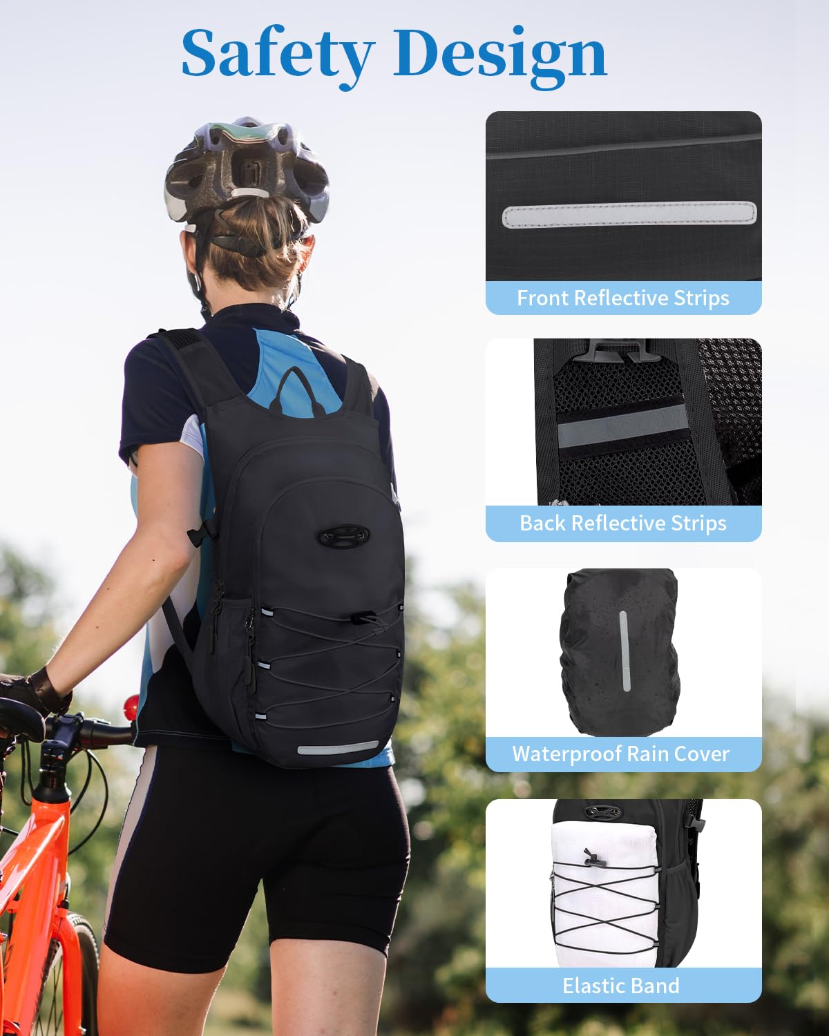 GreenTaya reflective strips improving visibility and safety in low light