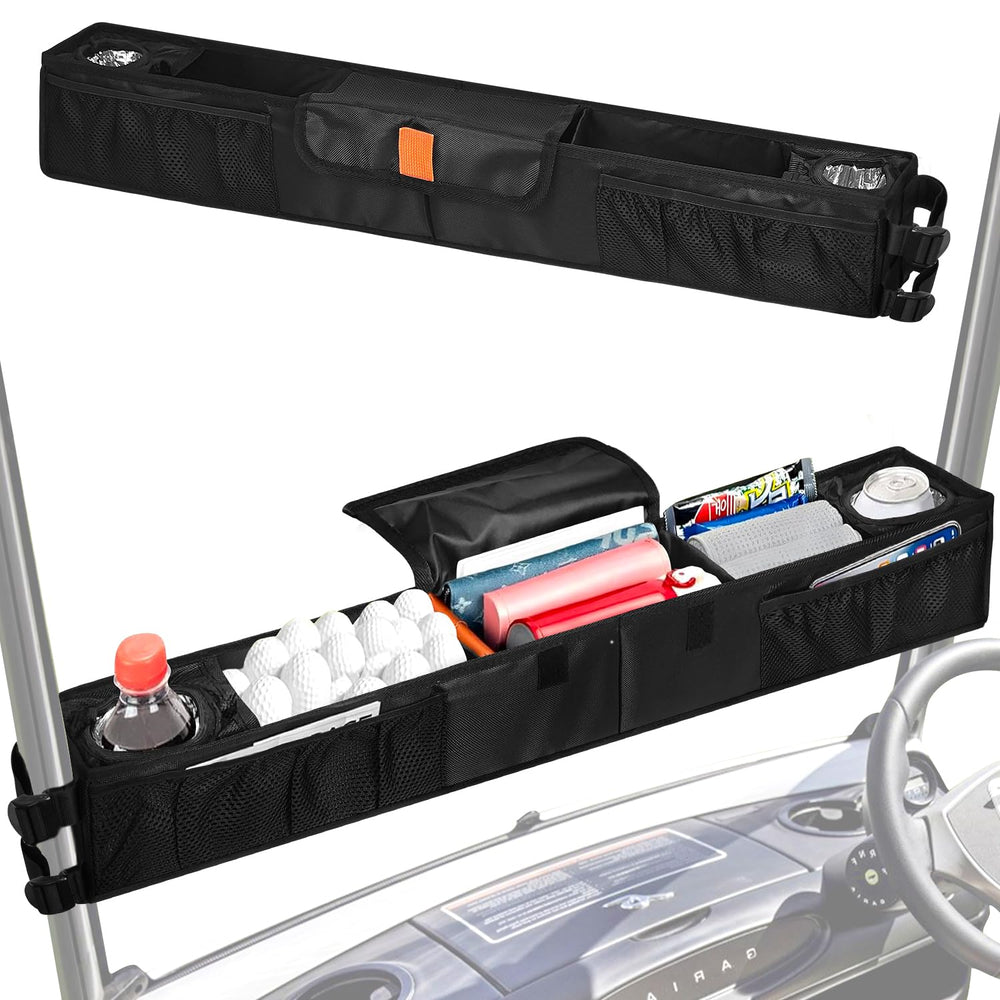 Grekos front basket full view showing compact organized storage benefit