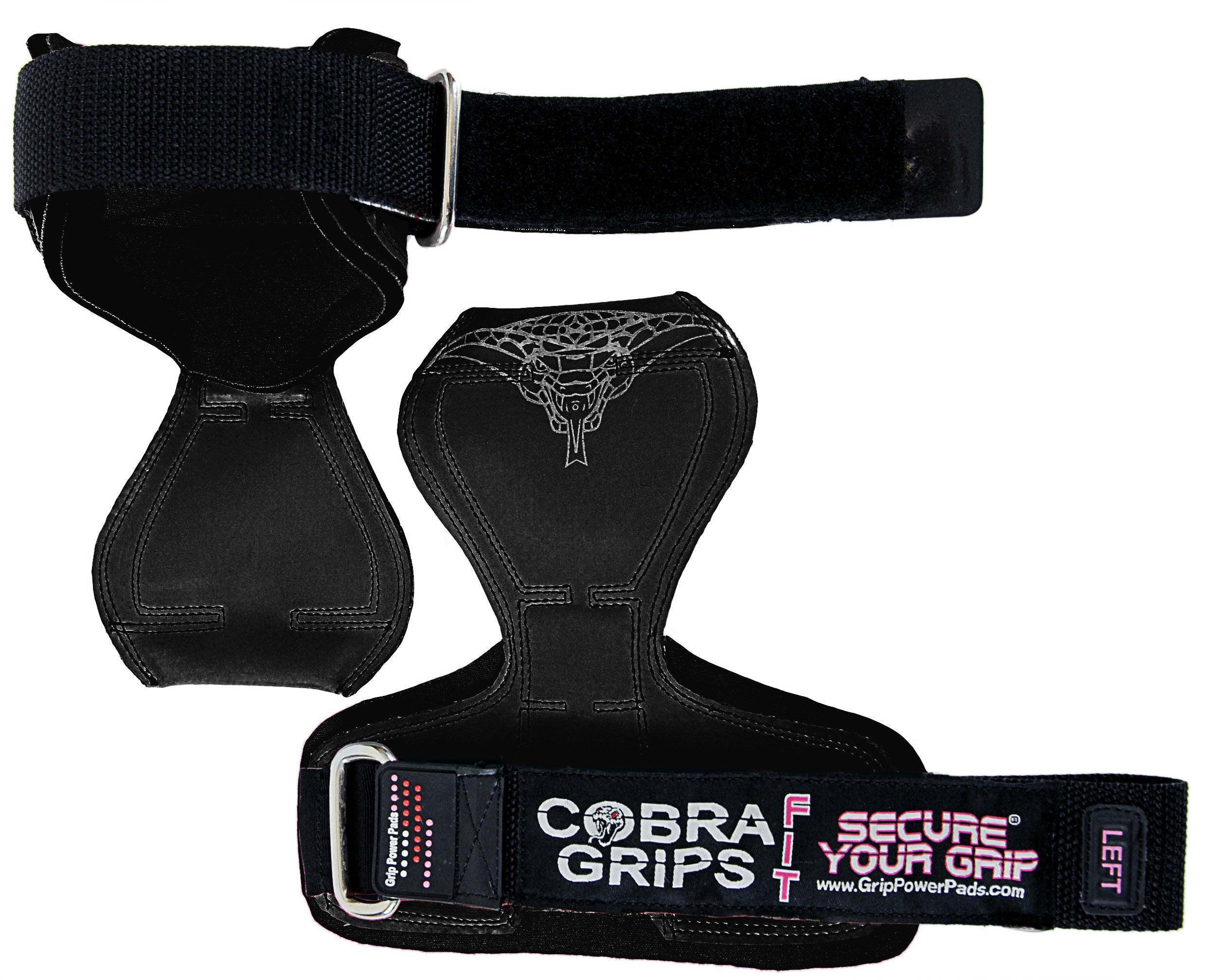 Grip Power Pads Cobra Grips FIT in gym bag lifestyle shot showing portable gym accessory