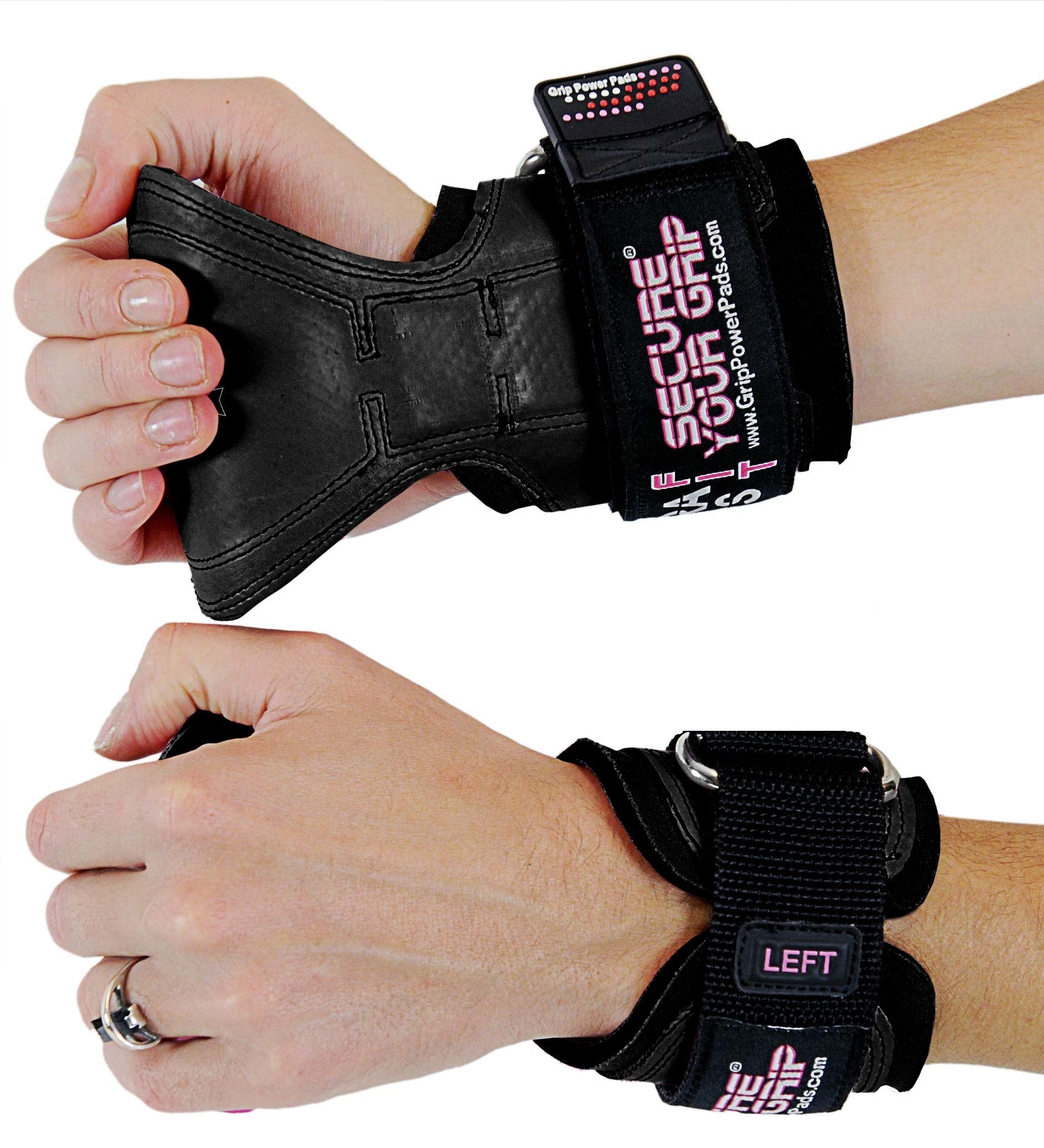 Grip Power Pads Cobra Grips FIT in use during deadlift demonstrating improved grip control