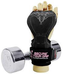 Grip Power Pads Cobra Grips FIT wrist wrap close-up showing adjustable neoprene support