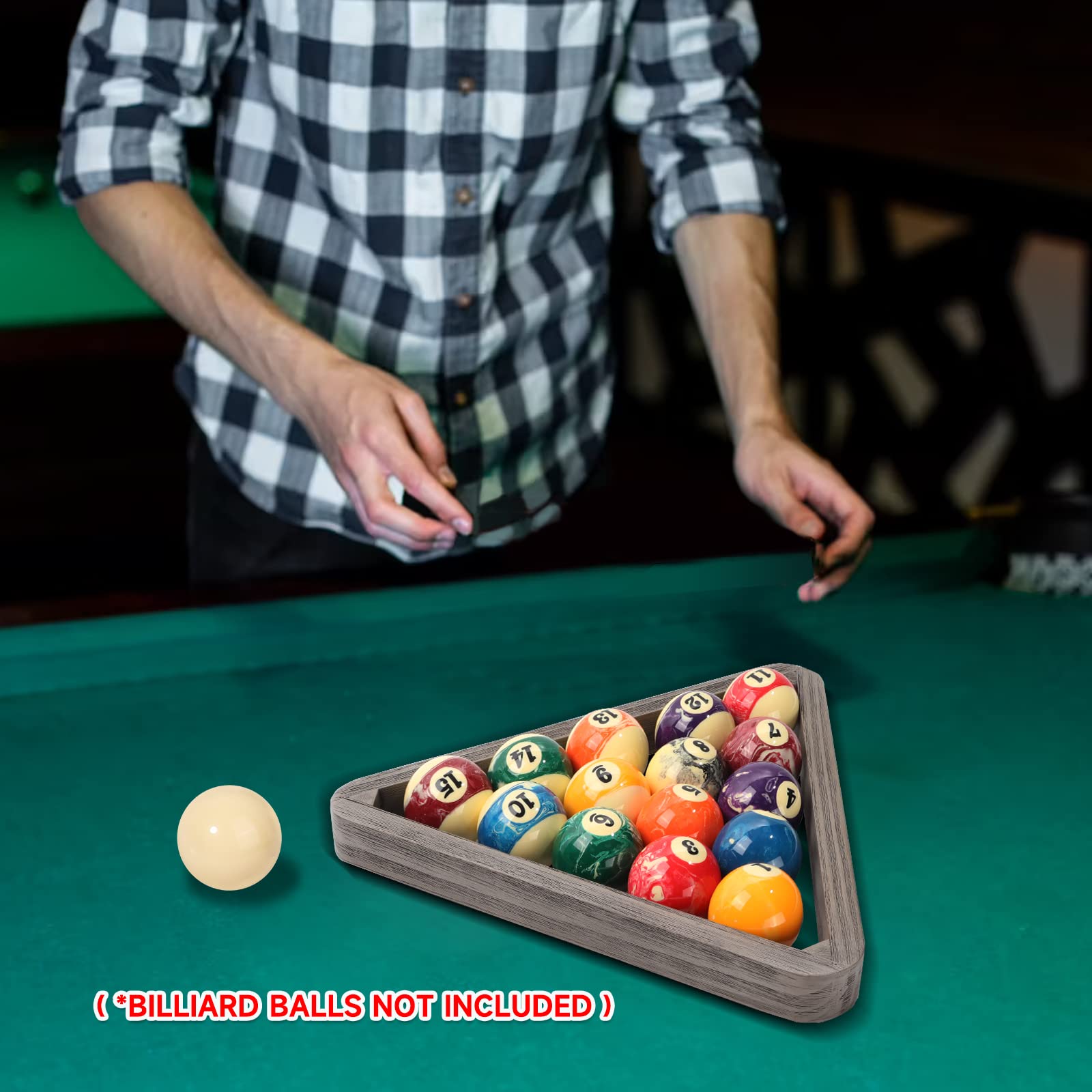 GSE Games & Sports Expert racks beside standard 2-1/4 inch balls showing correct fit benefit