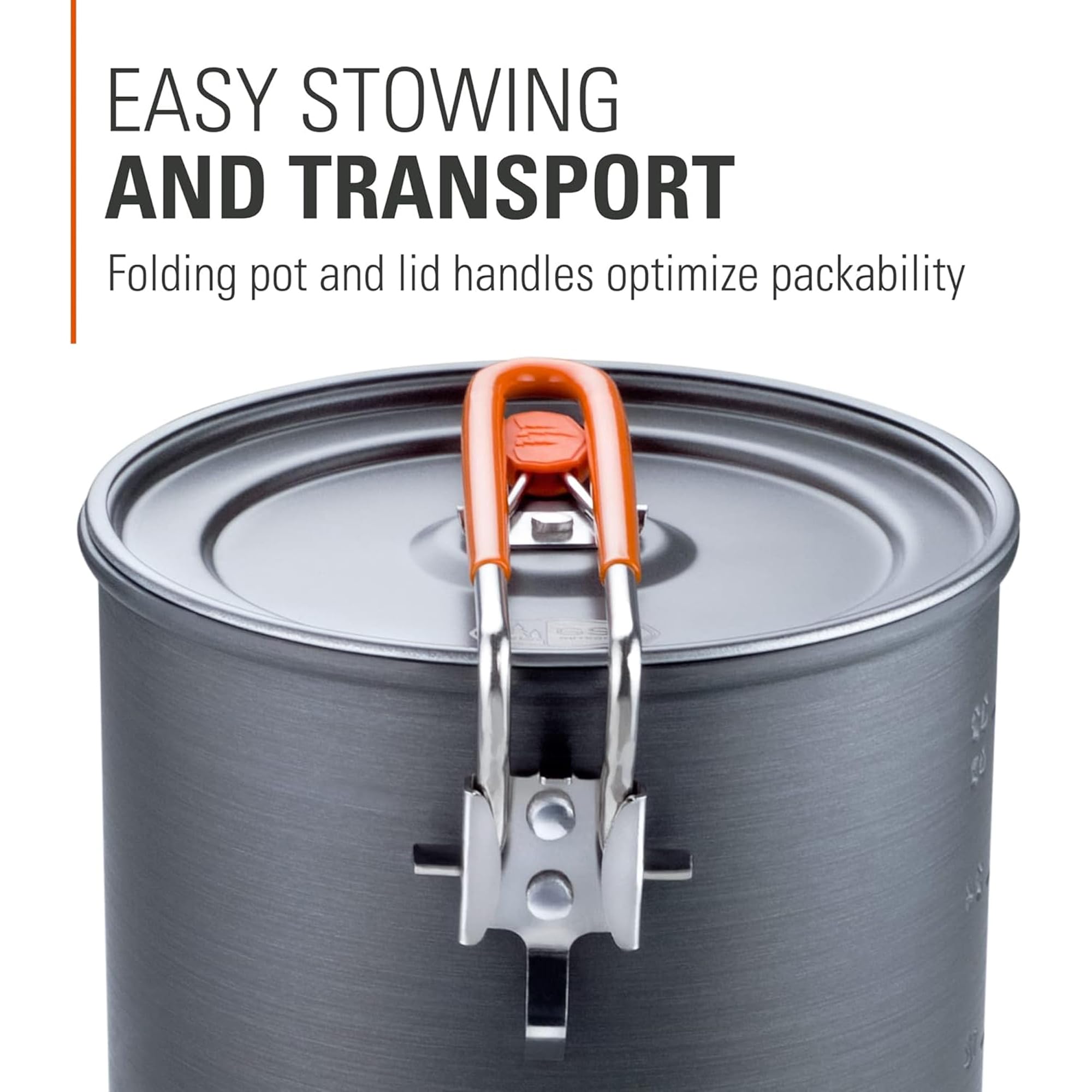 GSI Outdoors Halulite Boiler nesting stove and fuel for space-saving benefit