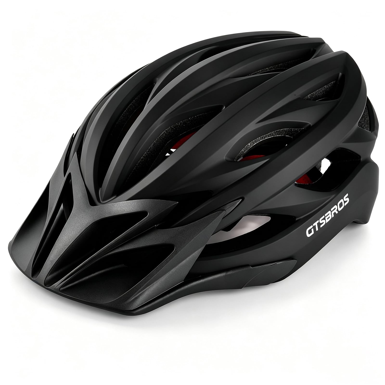 GTSBROS helmet front view showing vents and sleek fit for comfort