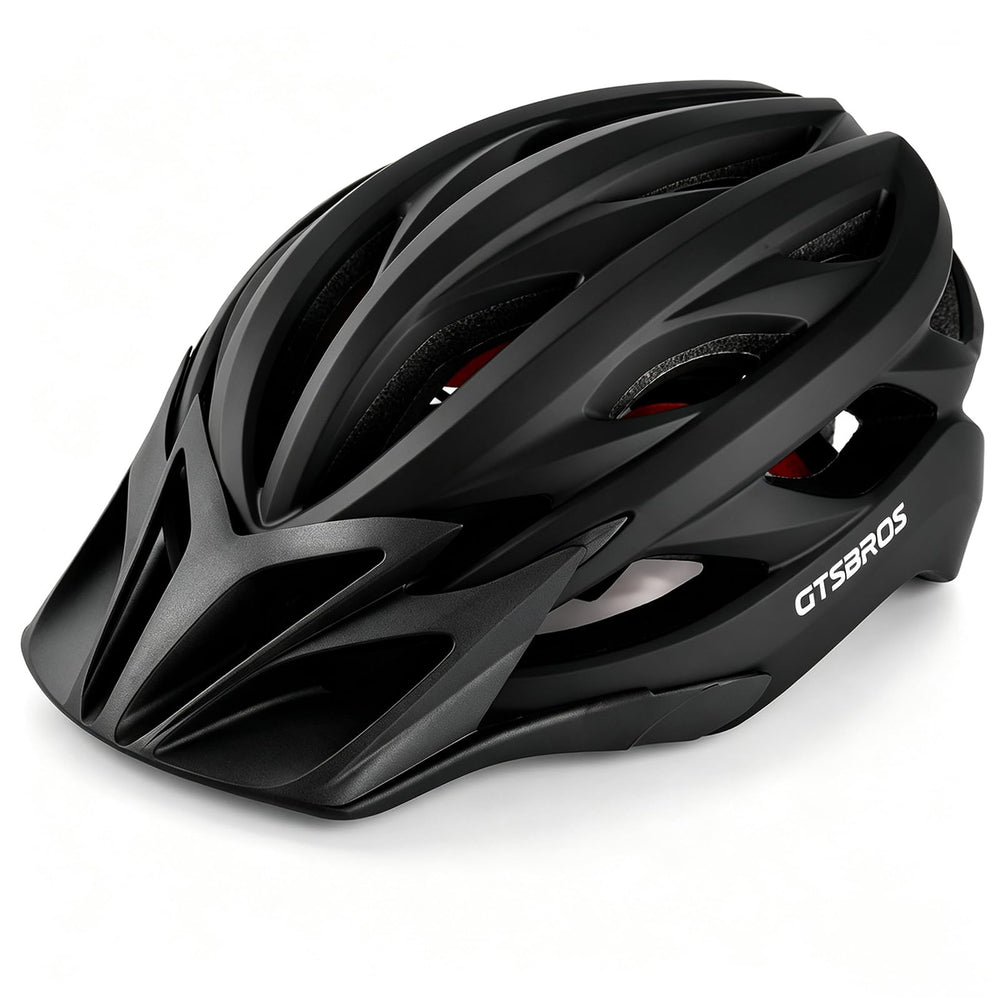 GTSBROS helmet front view showing vents and sleek fit for comfort