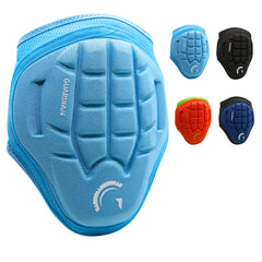 Guardian Baseball front view showing full elbow coverage and sleek Columbia Blue finish