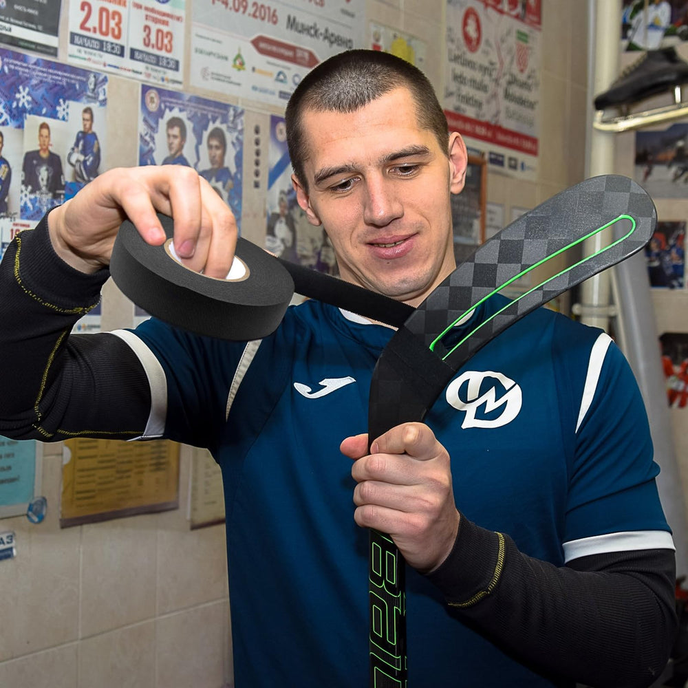 Guirnd hockey tape wrapped on a hammer handle enhancing grip and comfort