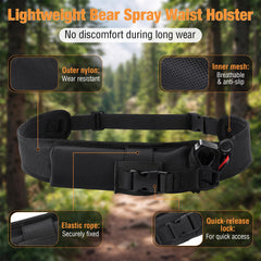 gulfmew holster close-up buckle illustrating fast one-hand release