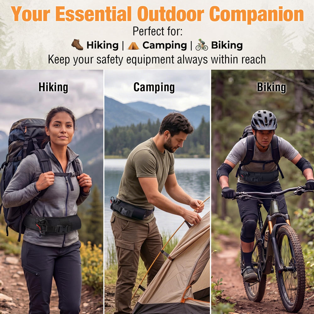 gulfmew holster lifestyle hiking waist wear for hands-free convenience