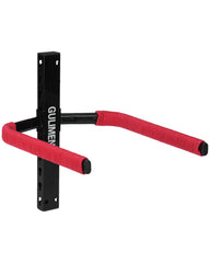 GULIMENG front view of wall mount bike rack showing sturdy frame and space-saving benefit