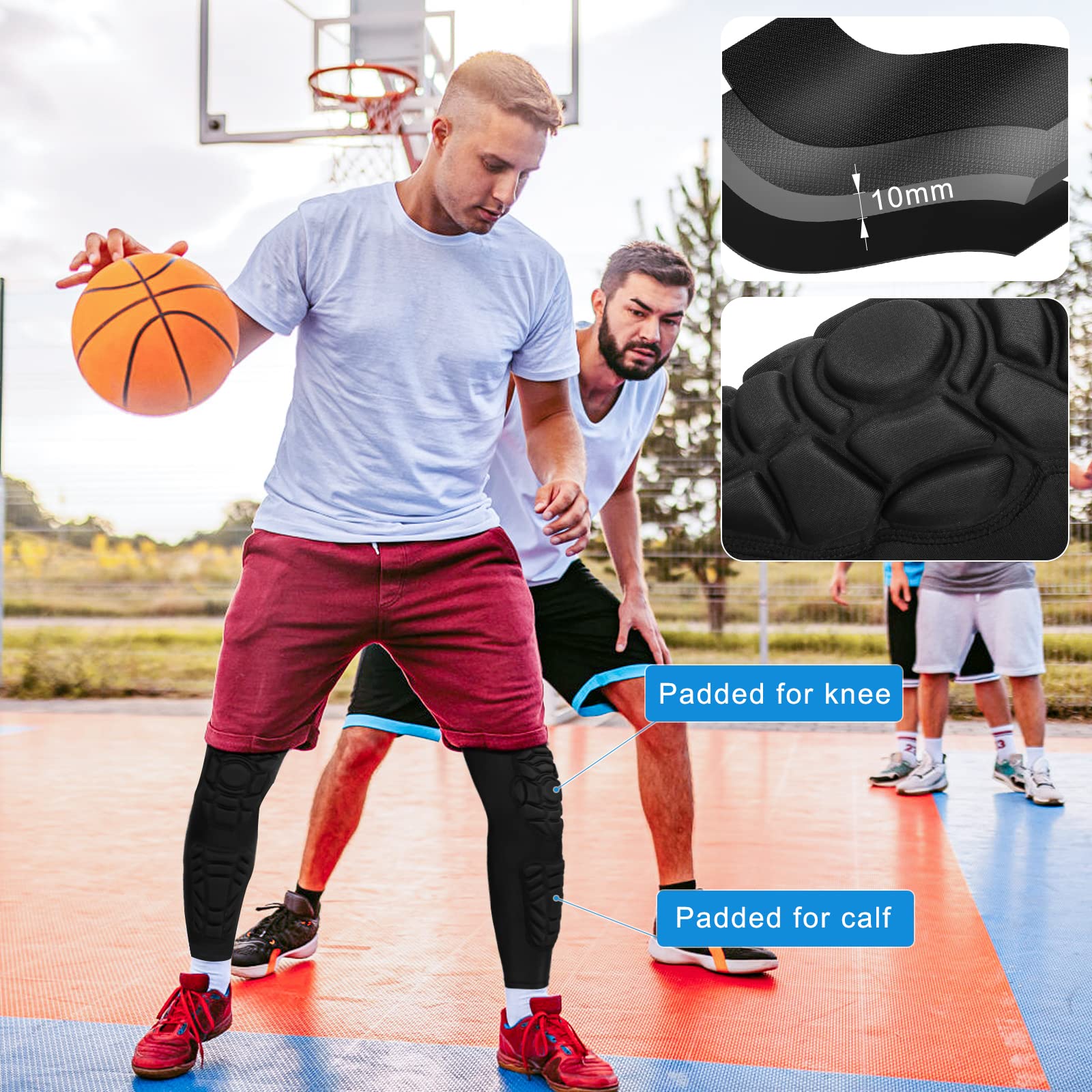 GUOZI close-up of 10mm EVA pad showing impact absorption benefit