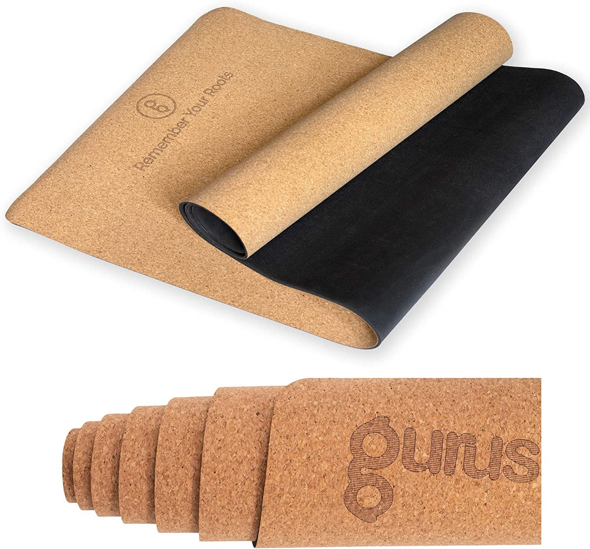 GURUS cork mat front view showing full surface and clean minimalist look