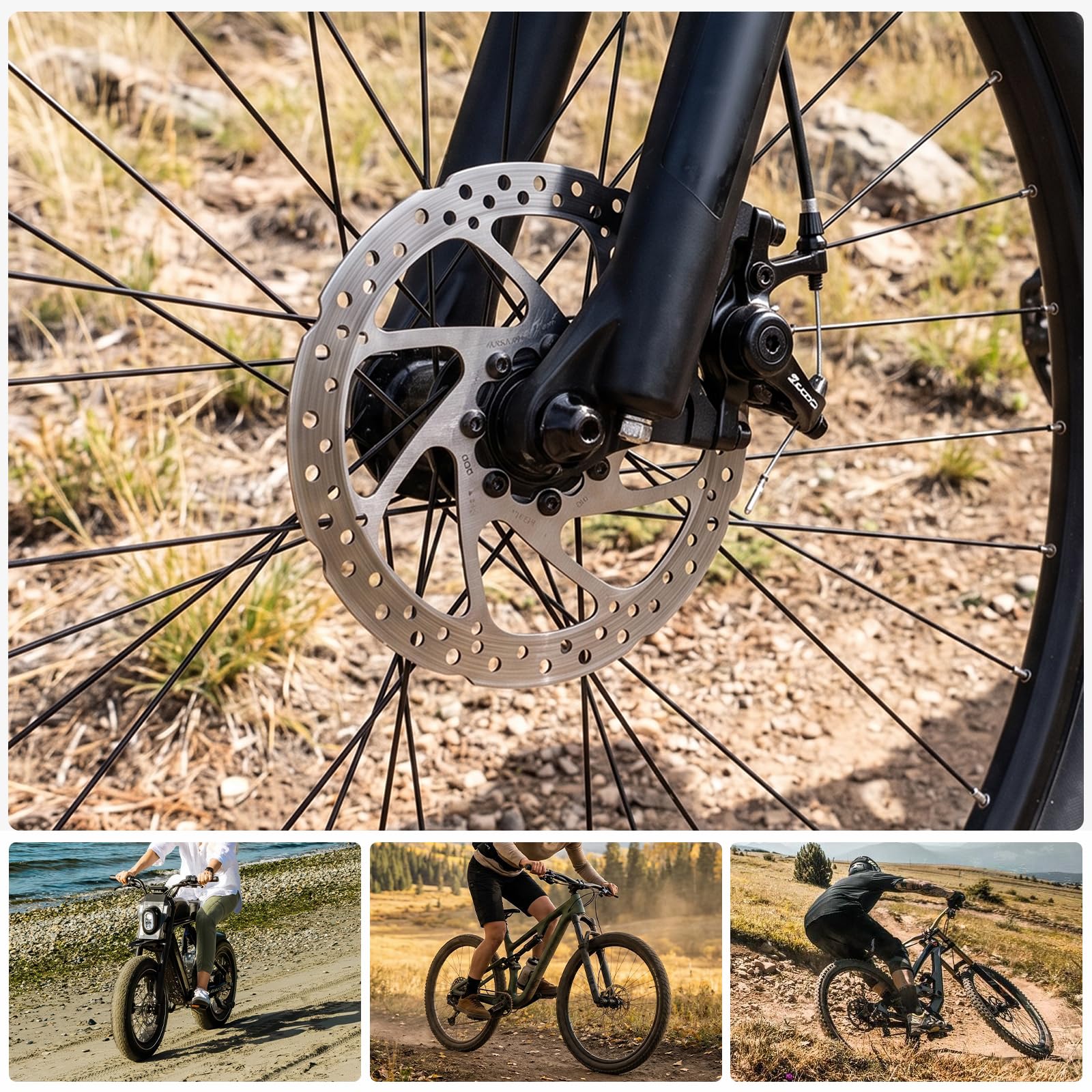 Gylbuz DB-680 on a city commuter bike illustrating all-weather durability and versatility