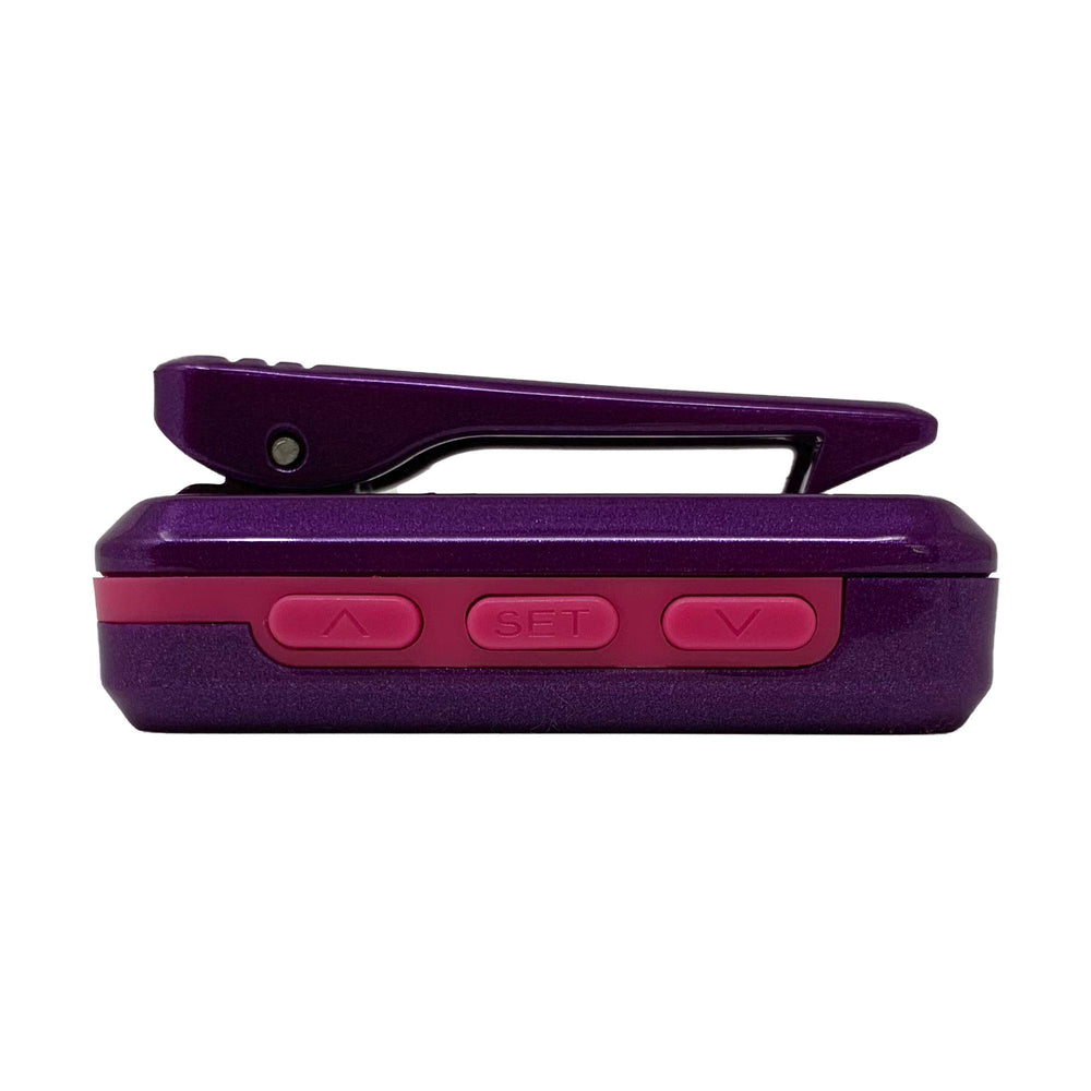 Gymboss rear belt-clip profile demonstrating secure attachment and portability benefit