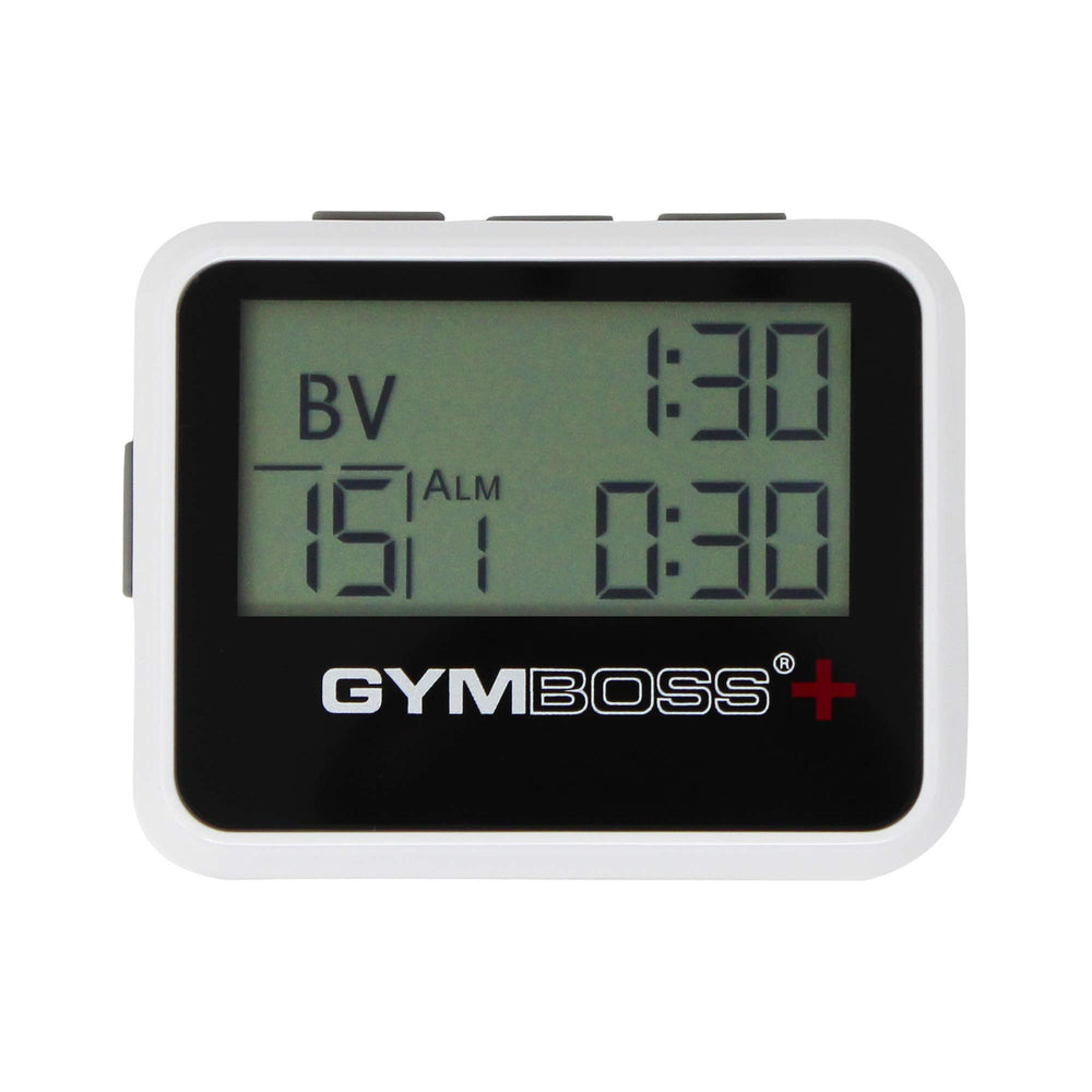 Gymboss back and removable clip visible, Gymboss secure attachment for gear