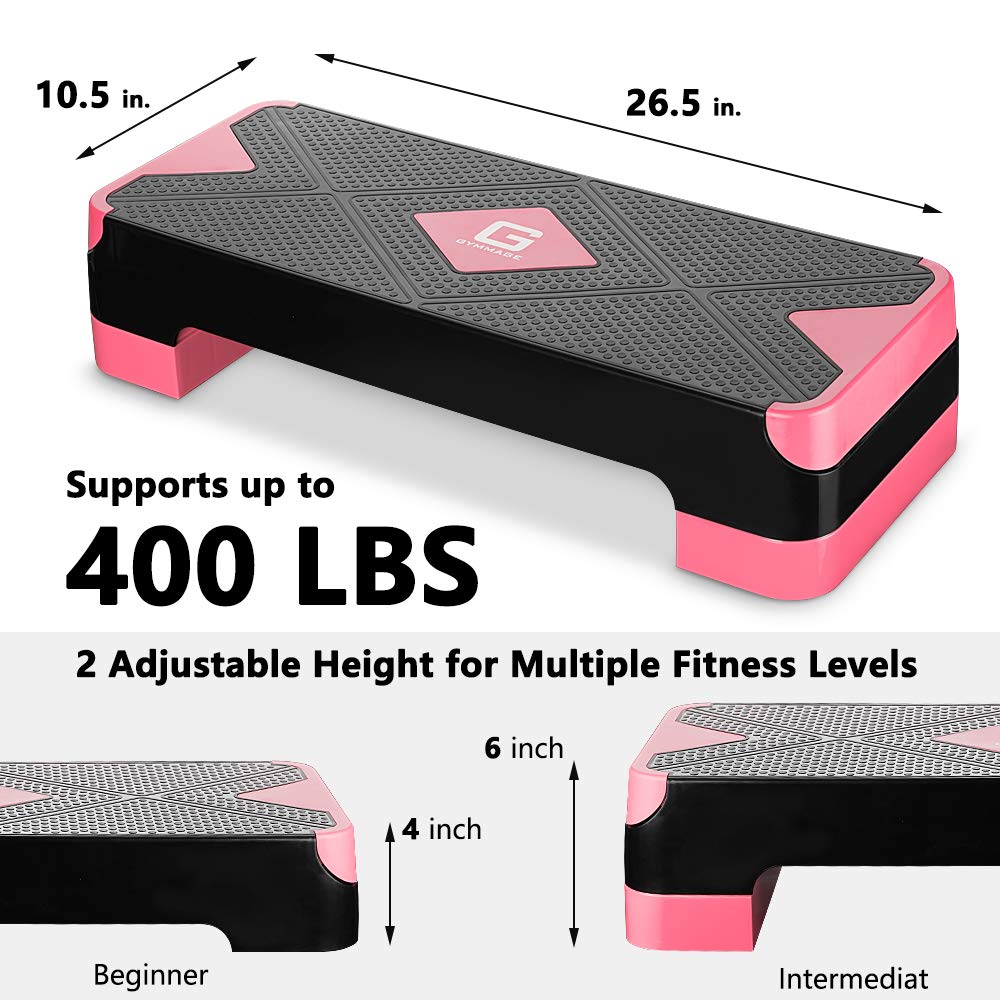 GYMMAGE in use performing high step jump to increase cardio intensity