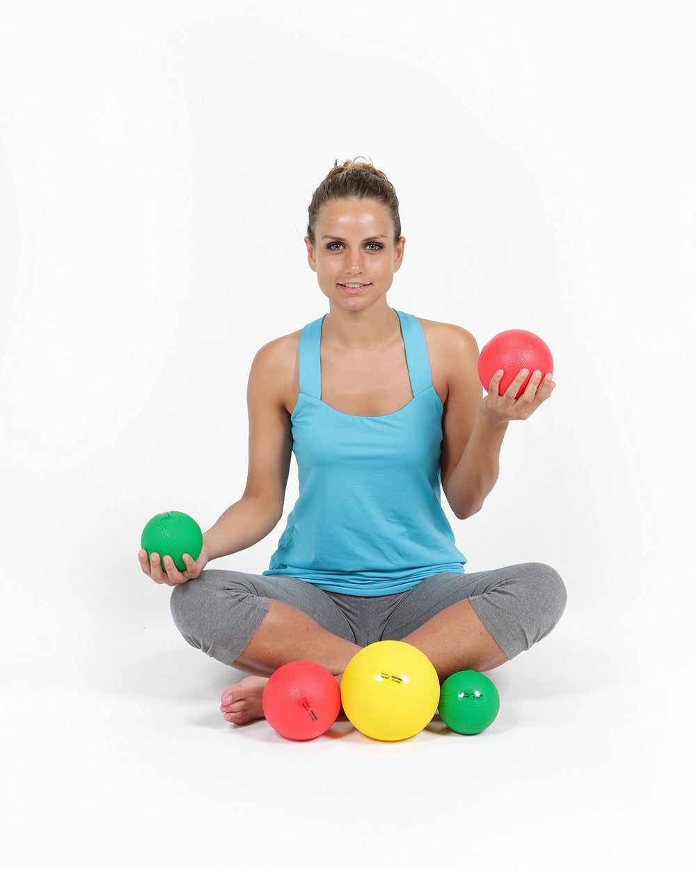 GYMNIC packaging with included exercise guide showing ready-to-use training benefit