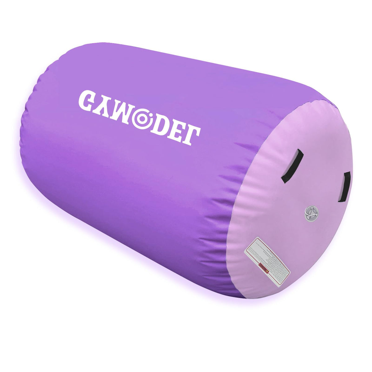 Gymodel air roller front view showing shape and stable surface benefit