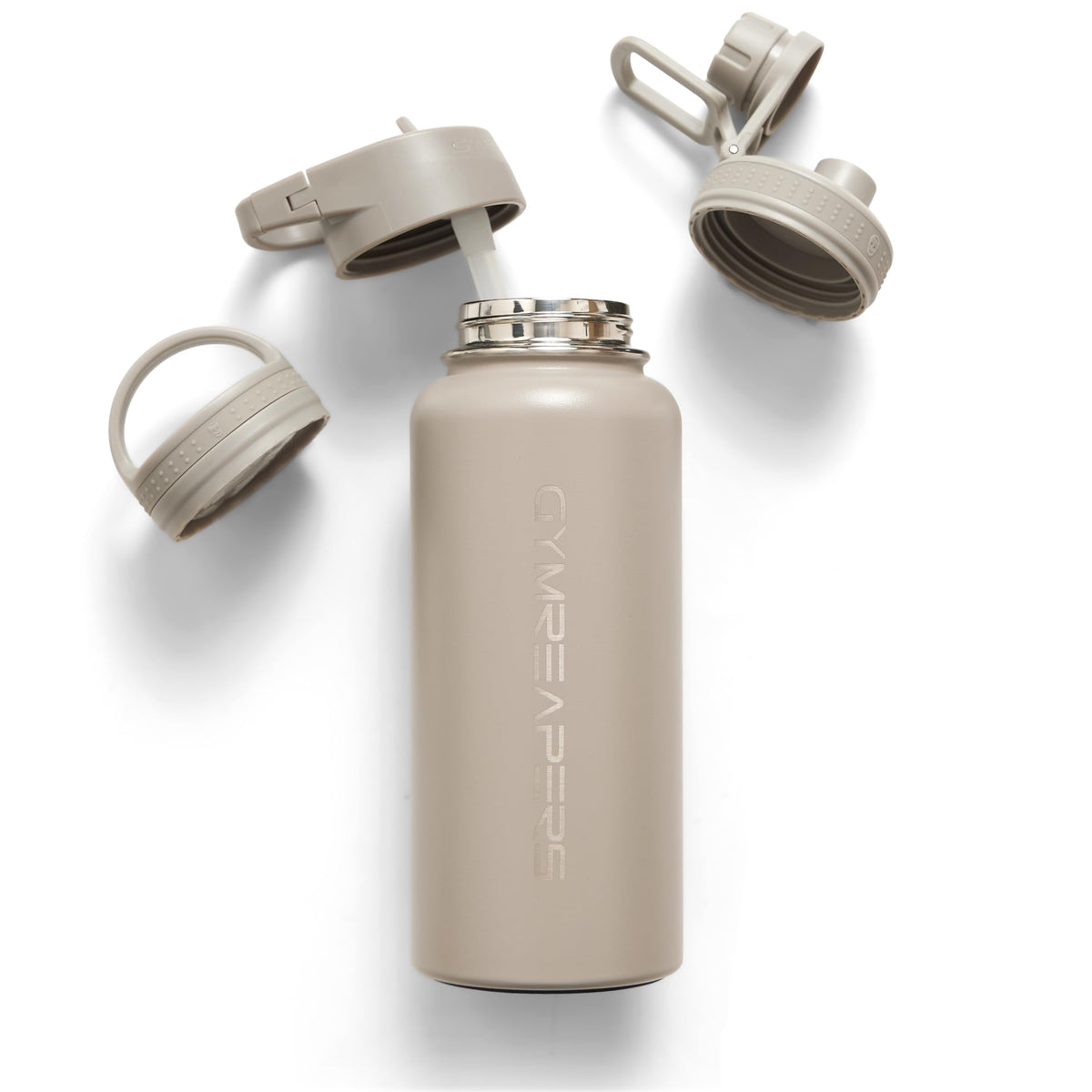 Gymreapers front view bottle showing durable design and long-lasting temperature control
