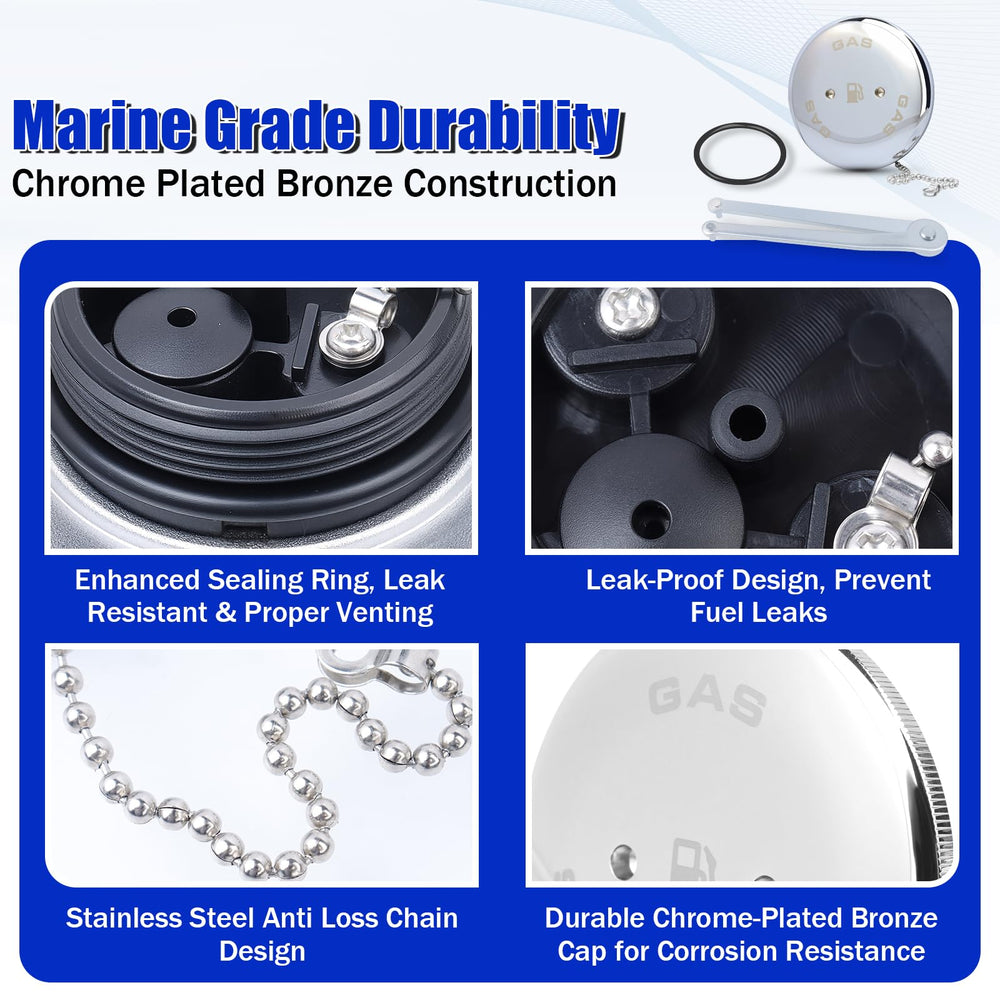 GYUTONG stainless steel beaded chain keeping the cap attached