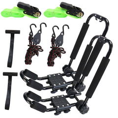 GZDEMYYXGS front packaging showing complete foldable J-bar kit and straps