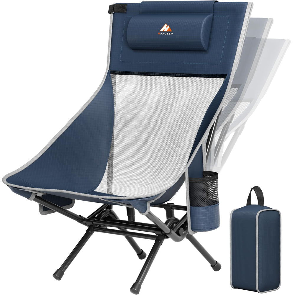 HAAGEEP front view of rocking moon chair showing ergonomic comfort