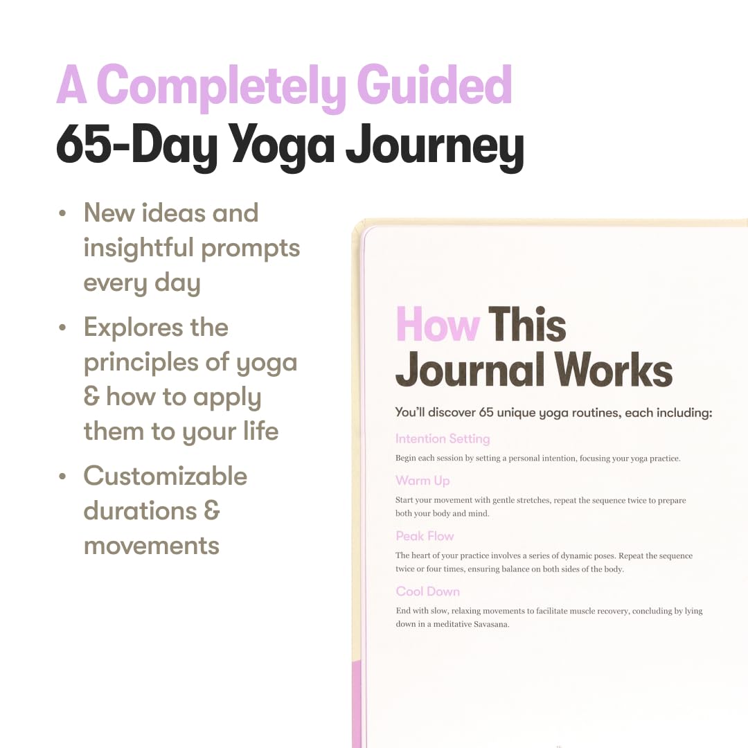 Habit Nest closeup of a daily flow page highlighting posture cues and breathing tips for clarity