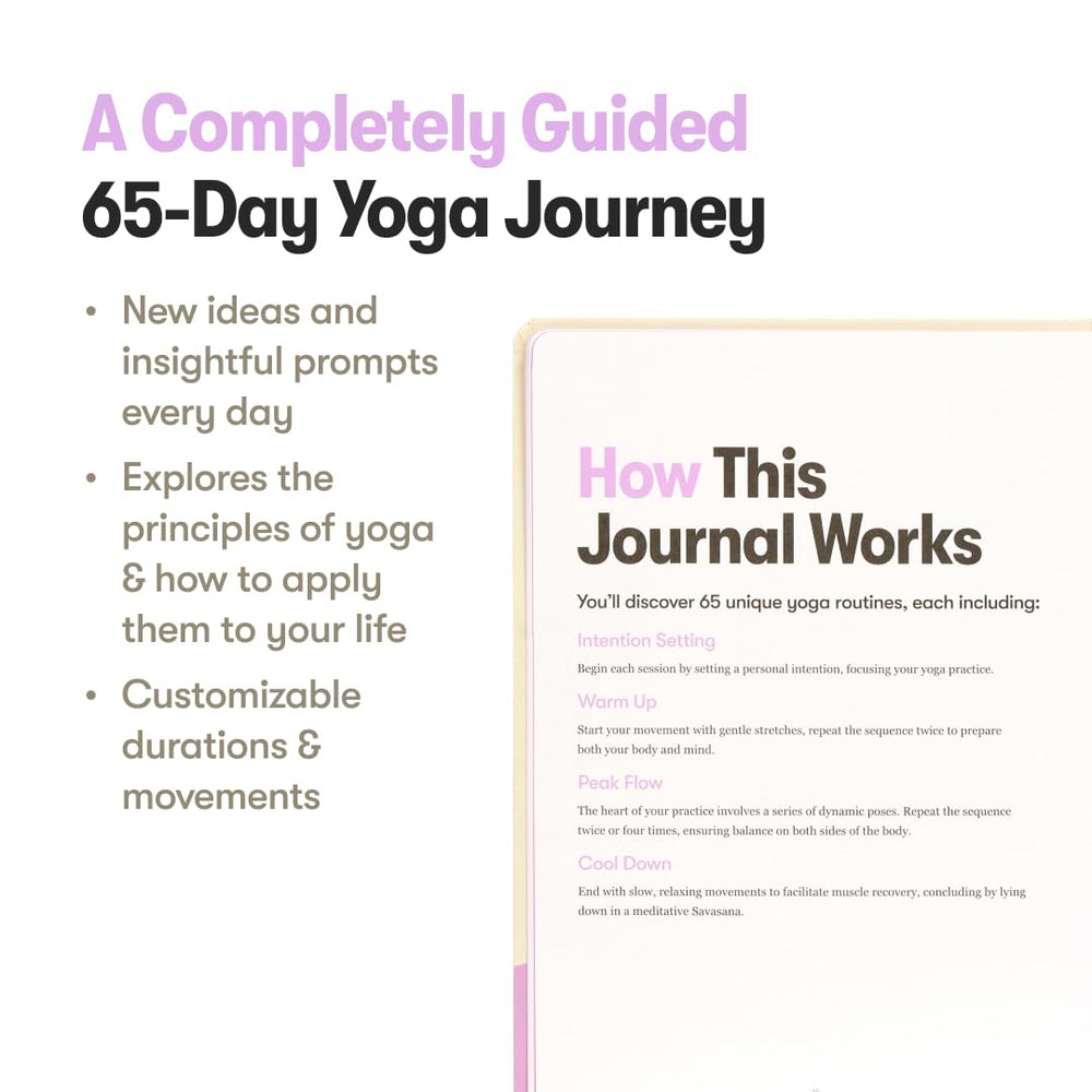 Habit Nest closeup of a daily flow page highlighting posture cues and breathing tips for clarity