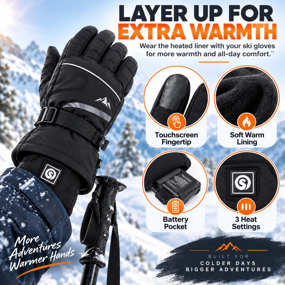 HAEGLAUV liners worn by cyclist showing warmth and mobility benefit