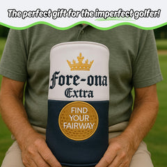 HahaHome Fore-ona on driver head in use protecting club and adding humor