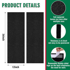 Hahafelt close-up of felt texture demonstrating durable impact absorption